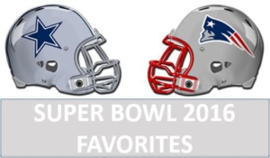 Favorites to win the Superbowl 2016