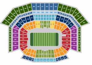Super Bowl 2016 Seating Map