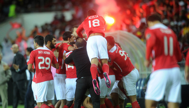Etoile celebrating their 2015 Confederations Cup Win (Pic Cou: Kickoff.com)