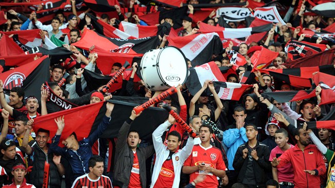 USM Alger Supporters cheering their club on (Pic Cou: Fifa.Com)