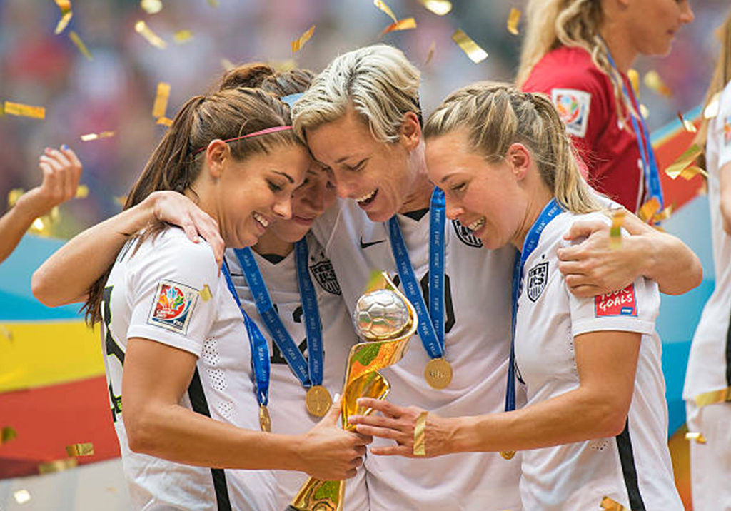 USA Women's Team World Cup Winners, Alex Morgan, Megan Rapinoe