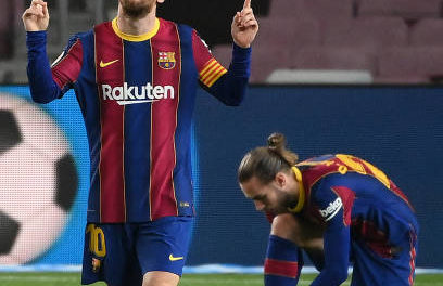La Liga 2020-21: Messi bags a brace as Barca goes 3rd