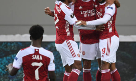 Europa League 2020-21: Aubameyang rescues Arsenal