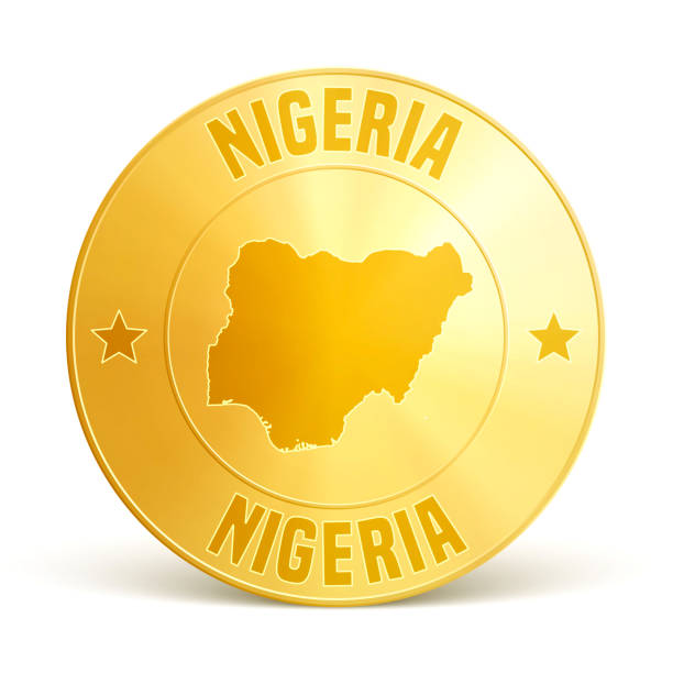 Nigeria Map Coin