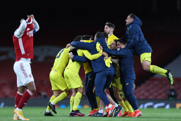 Arsenal fail to score, knocked out of 2021 Europa League