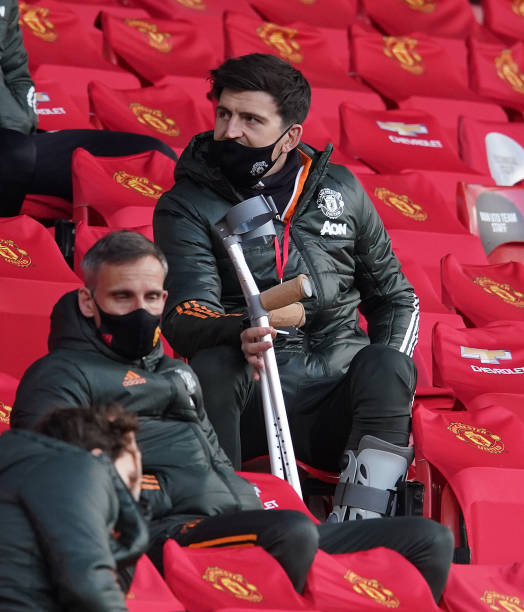 Harry Maguire suffers ankle ligament damage