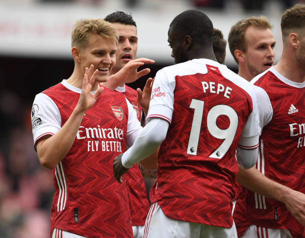 Pepe scores brace but Arsenal fail to qualify for Europe